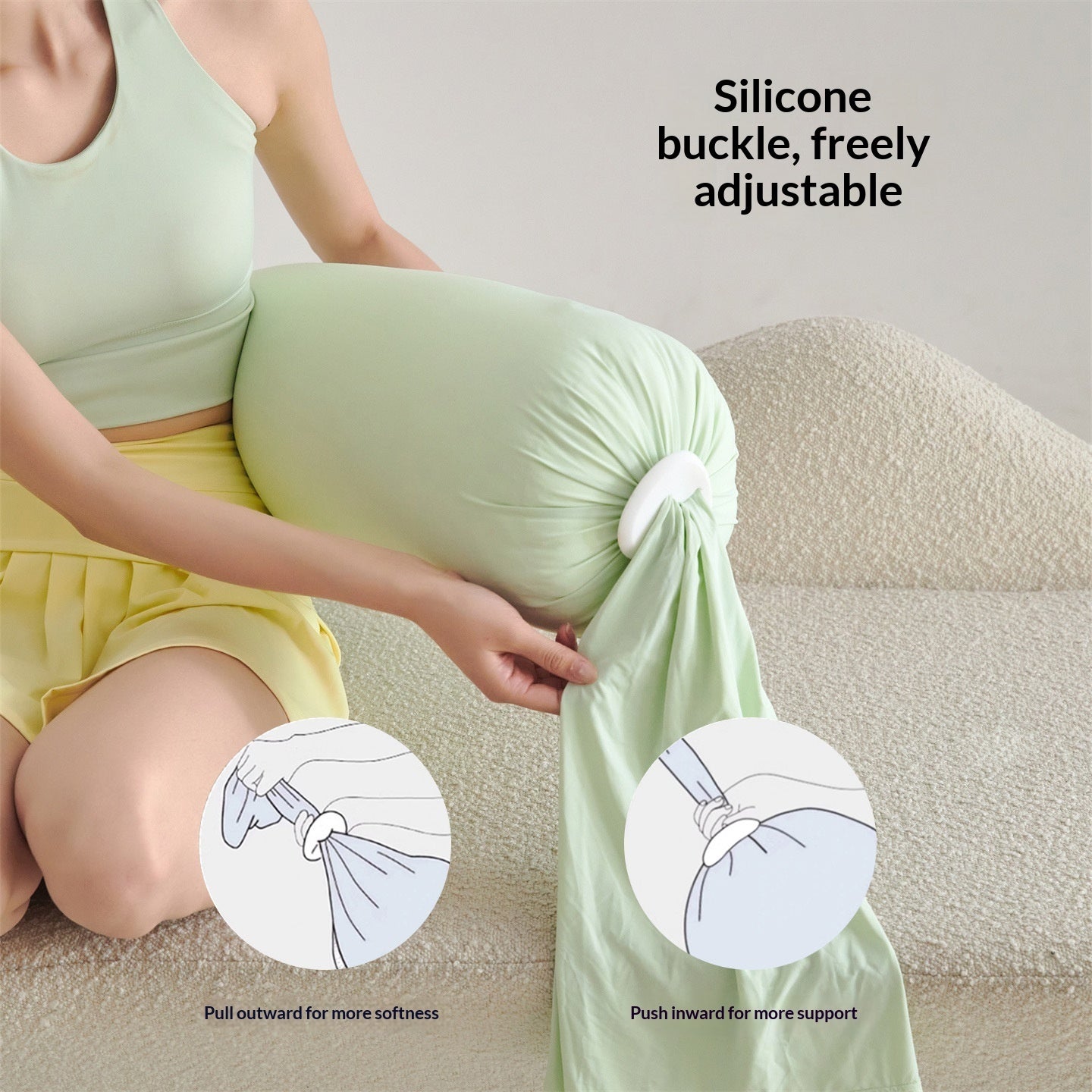 Multi-Functional Skin-Friendly Maternity Side Sleeping Pillow