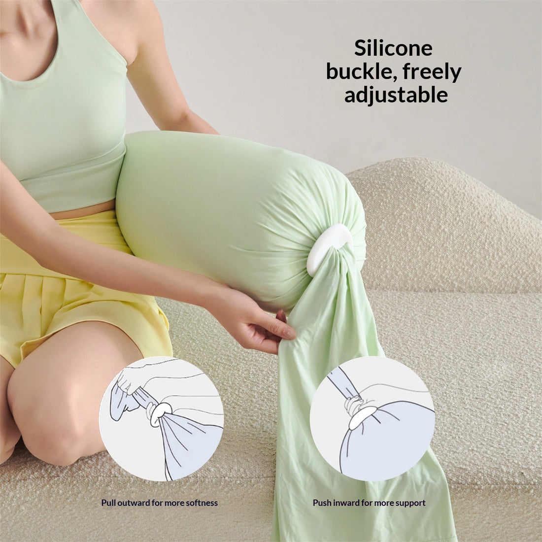 Multi-Functional Skin-Friendly Maternity Side Sleeping Pillow