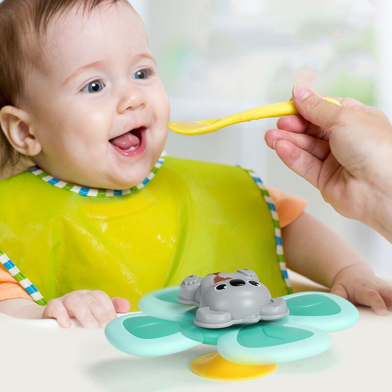 Baby Suction Cup Spinning Top Bath Toy