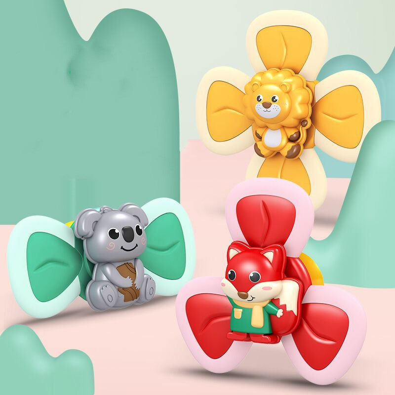 Baby Suction Cup Spinning Top Bath Toy