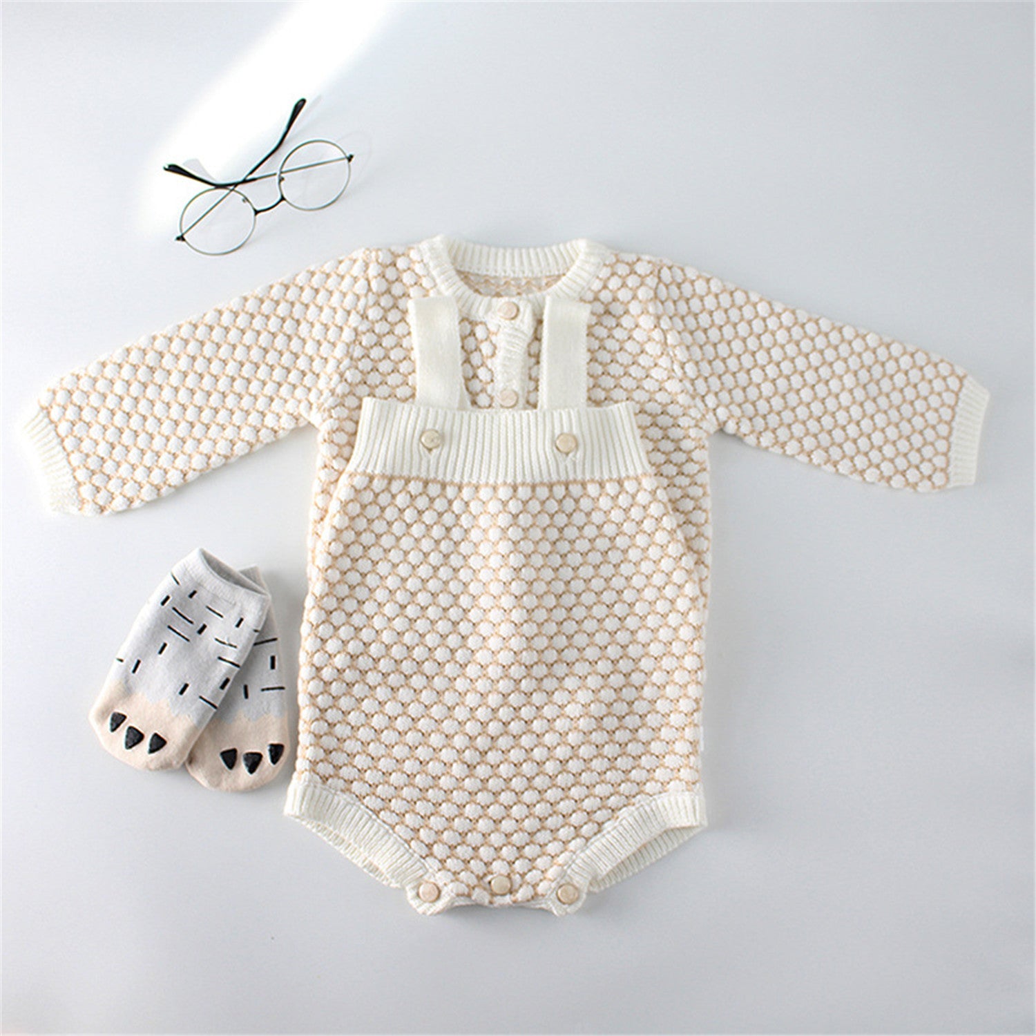 Sweet Baby Cardigan Jacket Romper Romper