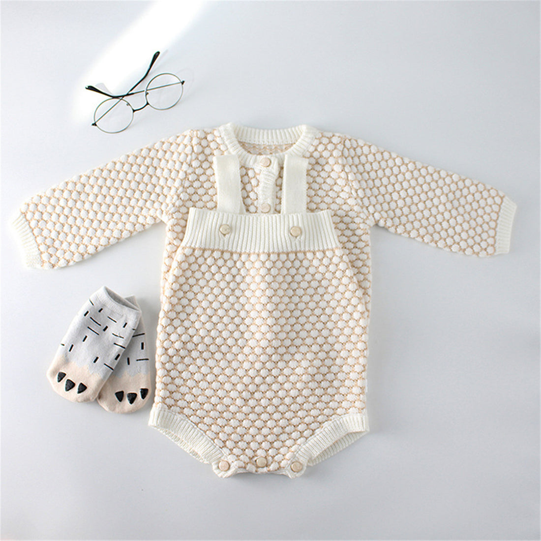 Sweet Baby Cardigan Jacket Romper Romper