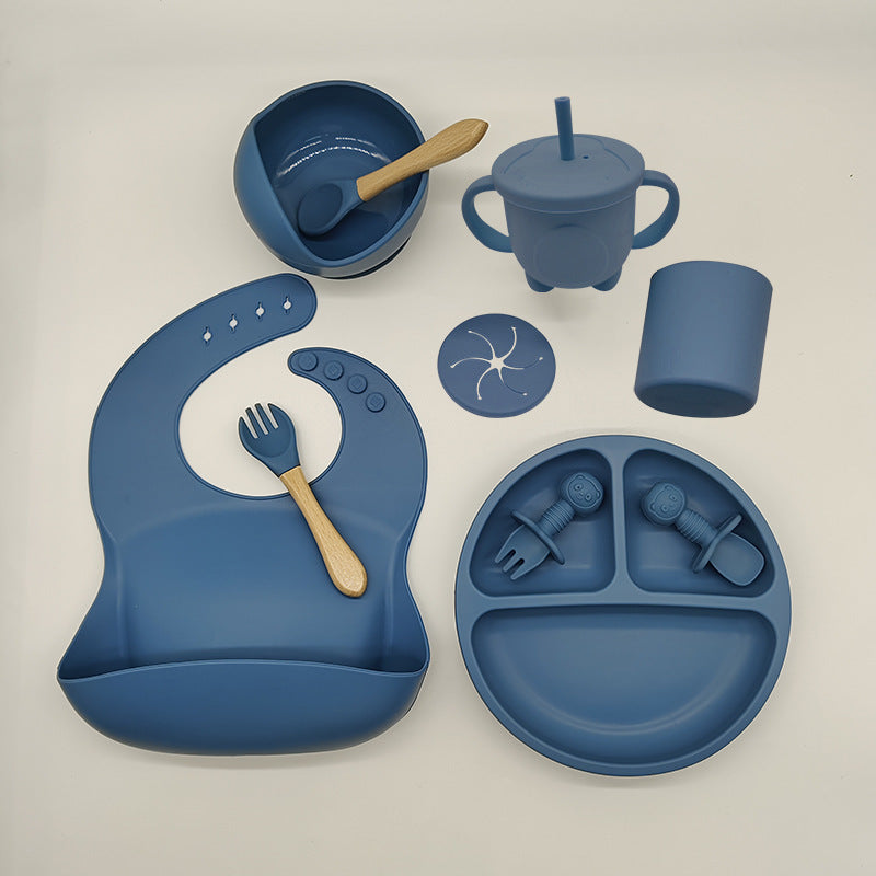 Baby Feeding Silicone Tableware Set