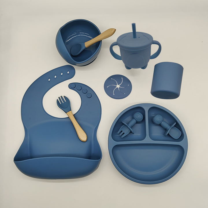 Baby Feeding Silicone Tableware Set