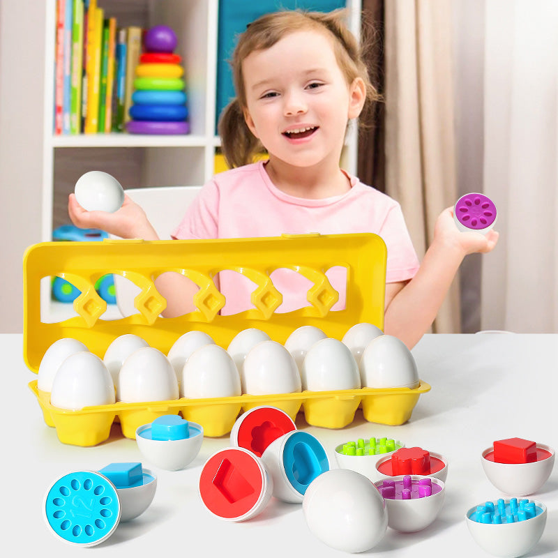 Montessori Shape Matching Egg Educational Toy