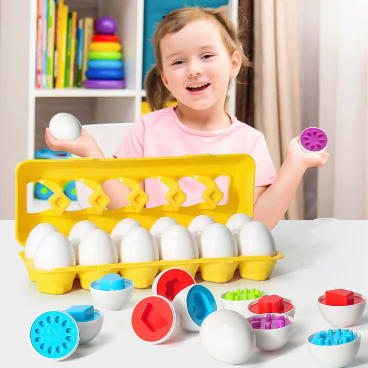 Montessori Shape Matching Egg Educational Toy