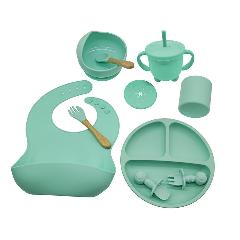 Baby Feeding Silicone Tableware Set