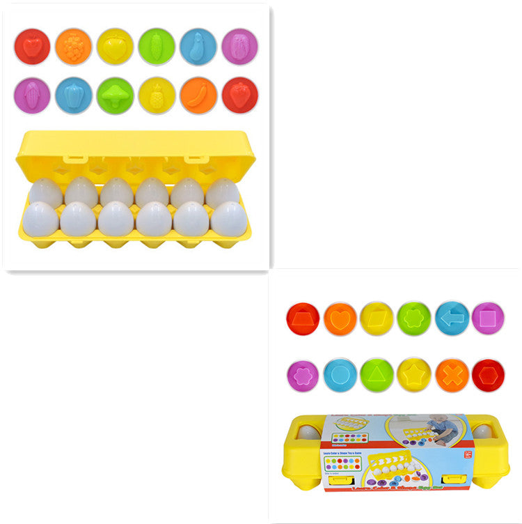 Montessori Shape Matching Egg Educational Toy