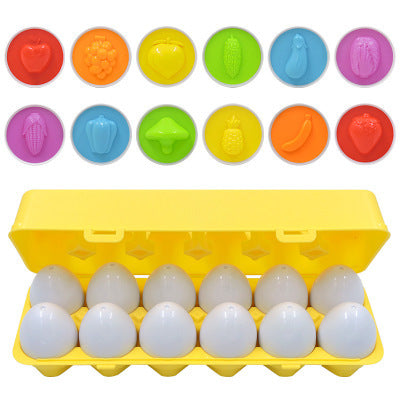 Montessori Shape Matching Egg Educational Toy