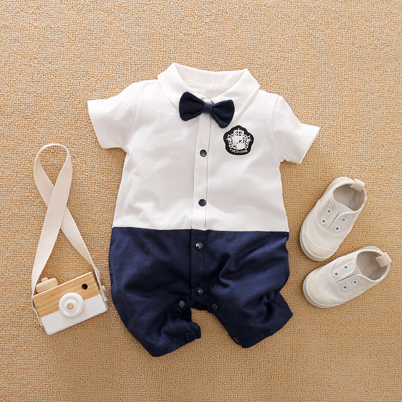 Gentleman Baby Long Sleeve Romper