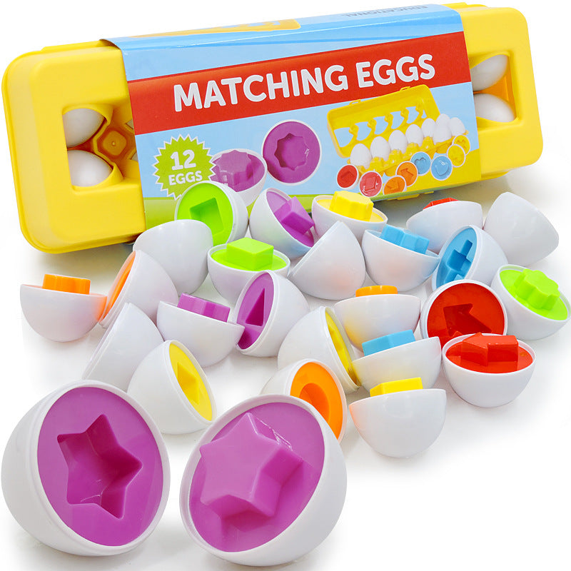 Montessori Shape Matching Egg Educational Toy
