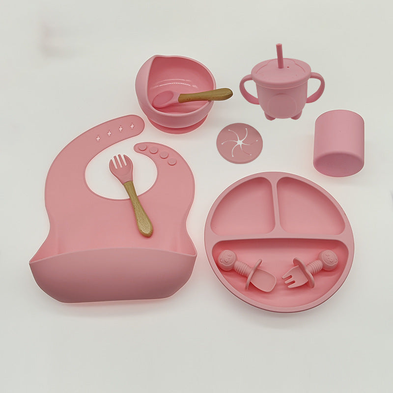 Baby Feeding Silicone Tableware Set