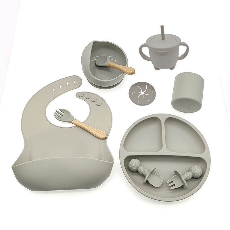 Baby Feeding Silicone Tableware Set