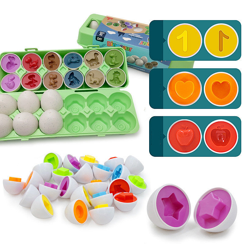 Montessori Shape Matching Egg Educational Toy