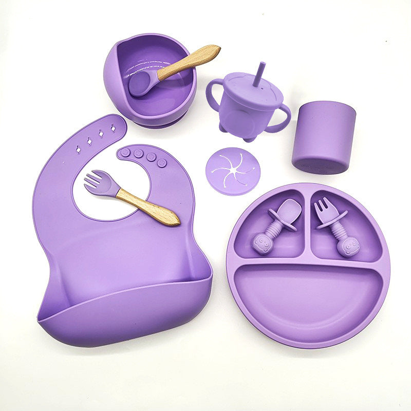 Baby Feeding Silicone Tableware Set
