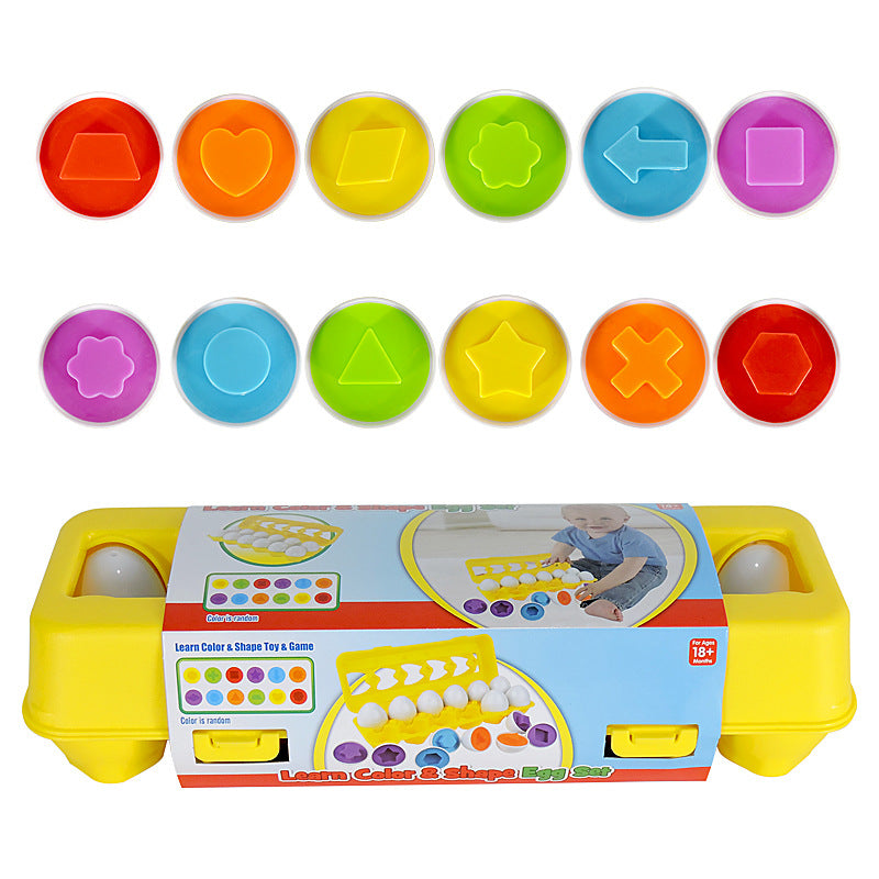Montessori Shape Matching Egg Educational Toy