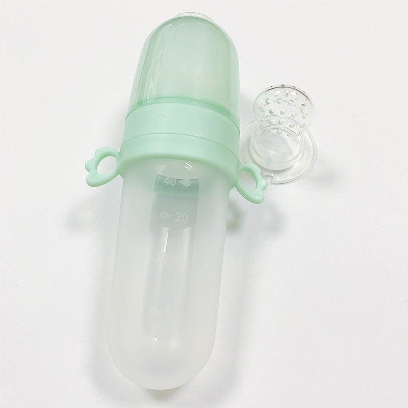 Silicone Baby Rice Cereal Feeding Spoon Bottle